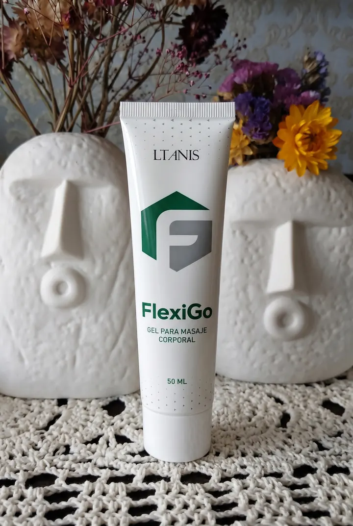 FlexiGo gel sobre una mesa en casa